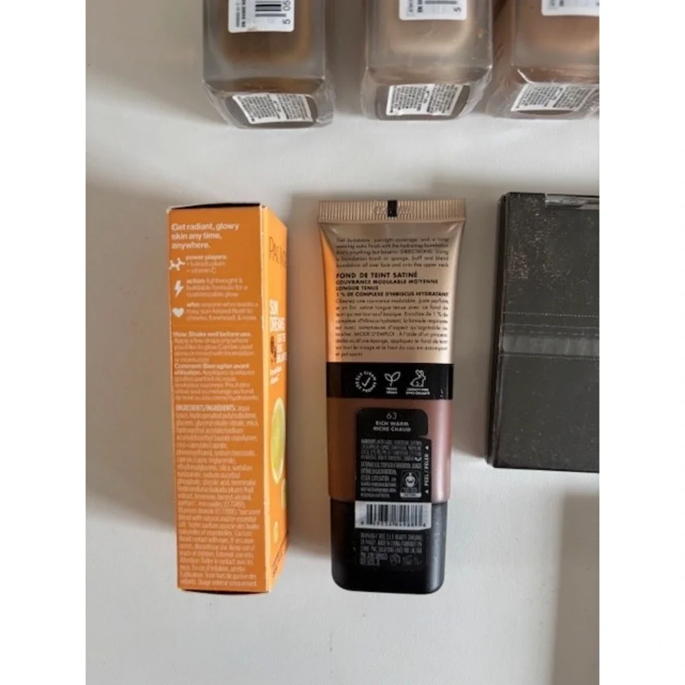 Makeup Bundle: Gel Nails, CC Cream, Eye Shadow, Foundation etc‎